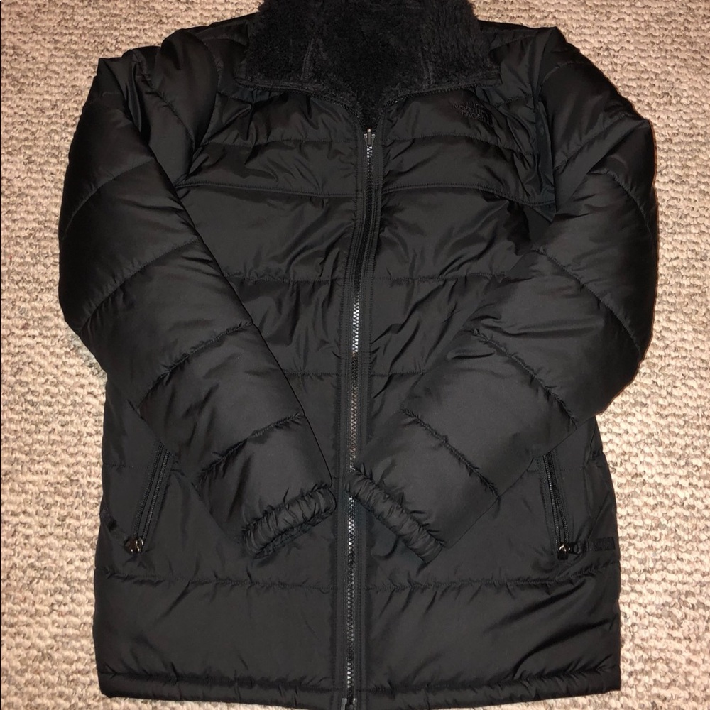 North Face Boys XL(18-20)Black Reversible Jacket